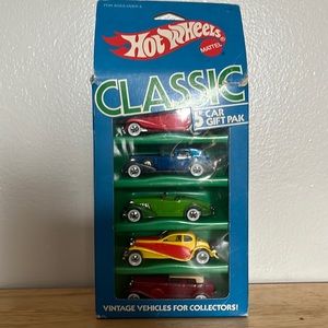 NIB VTG Hot Wheels Classic 5 car gift pak